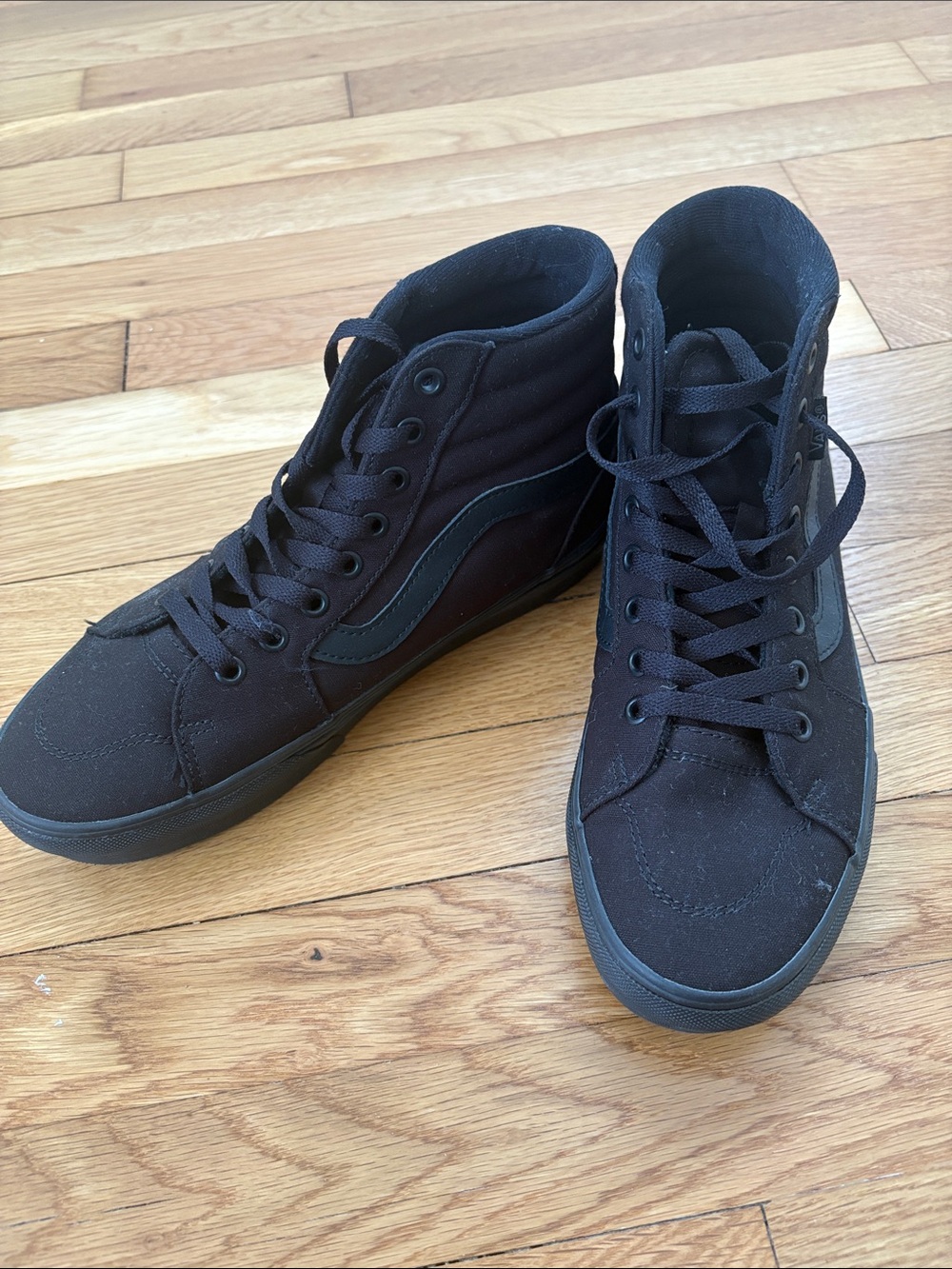 Vans Black High-Top Canvas Women's Sneakers
